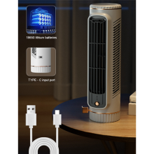 Air Circulation Bladeless Fan Tower Bedroom Ultra-Quiet Dormitory Desk Floor Electric Standing