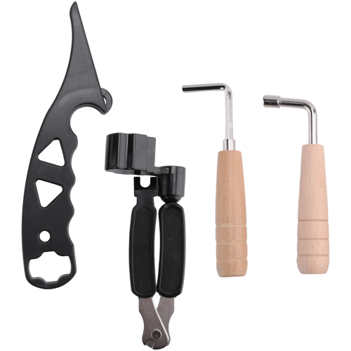 Guitar String Stretcher,Hexagon Metal Wrench Multifunctional Winder Adjustment Tool Set 2