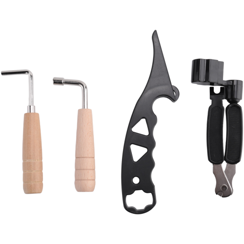 Guitar String Stretcher,Hexagon Metal Wrench Multifunctional Winder Adjustment Tool Set 1