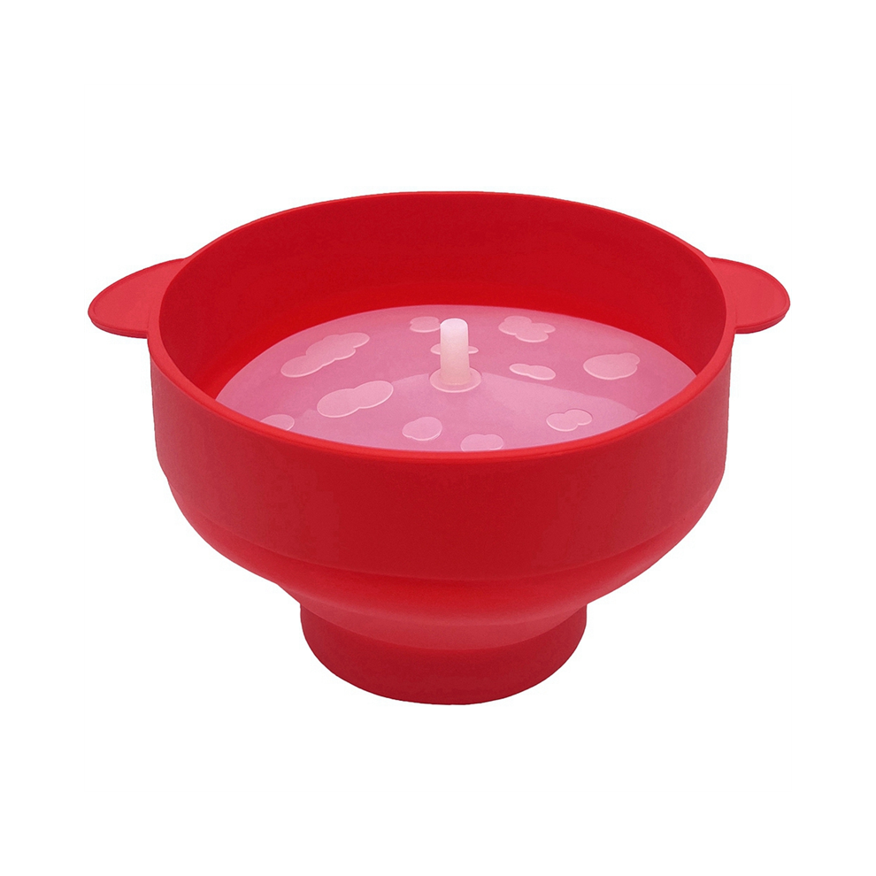 Popcorn Popper Con Coperchio - Contenitore In Silicone Per Popcorn