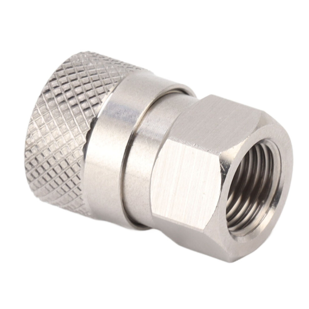 Co2 Refill Connector 304 Stainless Steel Gas Filling Adapter 1/8Npt Female Thread Coupling 7681317885837