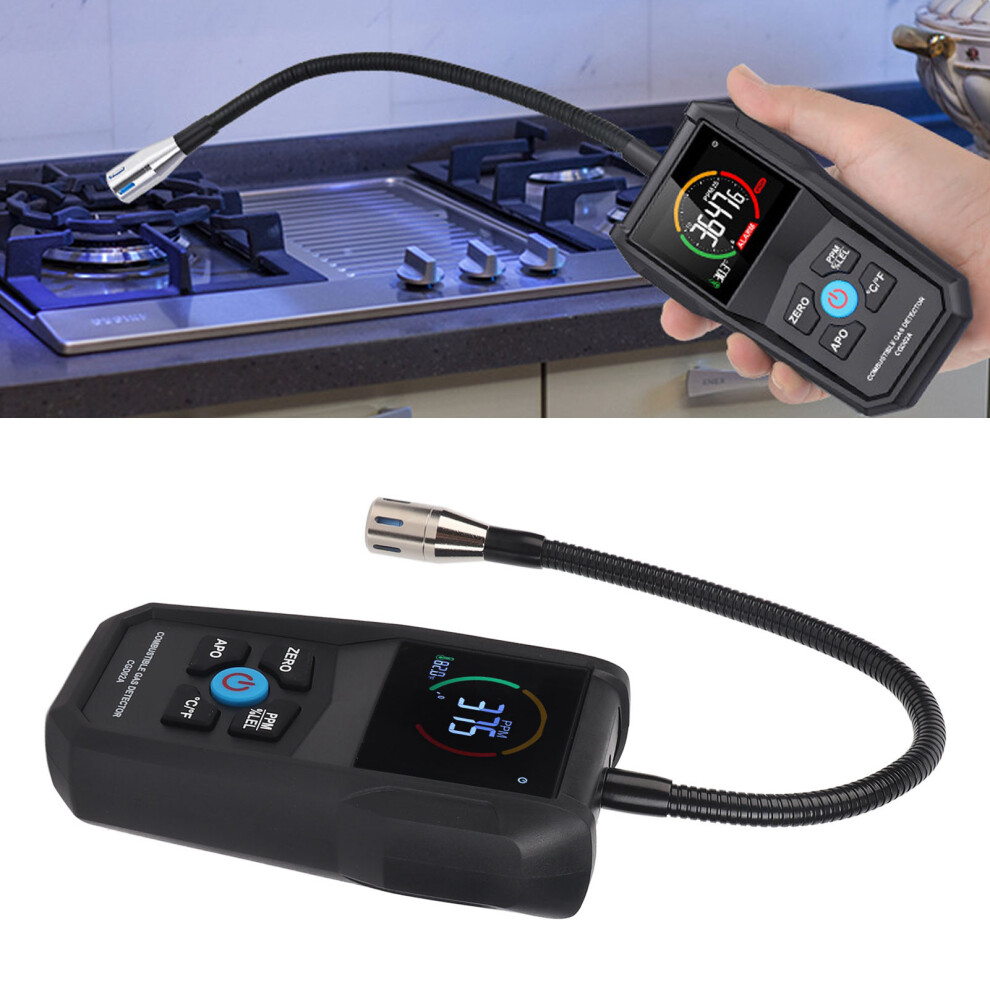 Combustible Gas Detector 50Â50000Ppm Lcd Display Screen Portable Gas Leak Tester For Pipeline 9351317886391