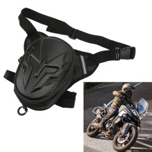 Motorcycle Leg Bag PVC Matte Drop Leg Pouch Multifunctional Thigh Packs for Ourdoor Carbon Fiber