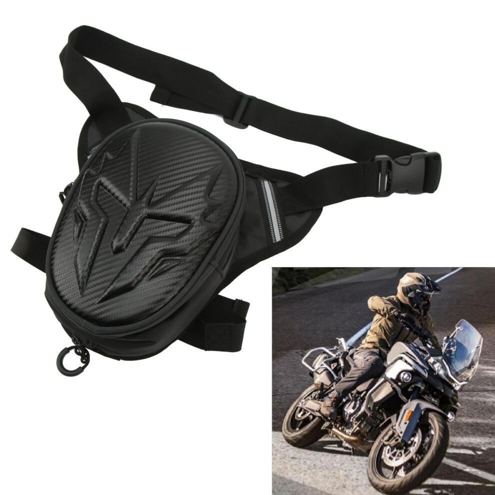 Motorcycle Leg Bag Pvc Matte Drop Leg Pouch Multifunctional Thigh Packs For Ourdoor Carbon Fiber 7901317889889