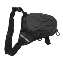 Motorcycle Leg Bag PVC Matte Drop Leg Pouch Multifunctional Thigh Packs for Ourdoor Black