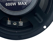 6,5-Zoll Koaxiallautsprecher 600W Audio Stereo Hochempfindlichkeit (2 Stück)
