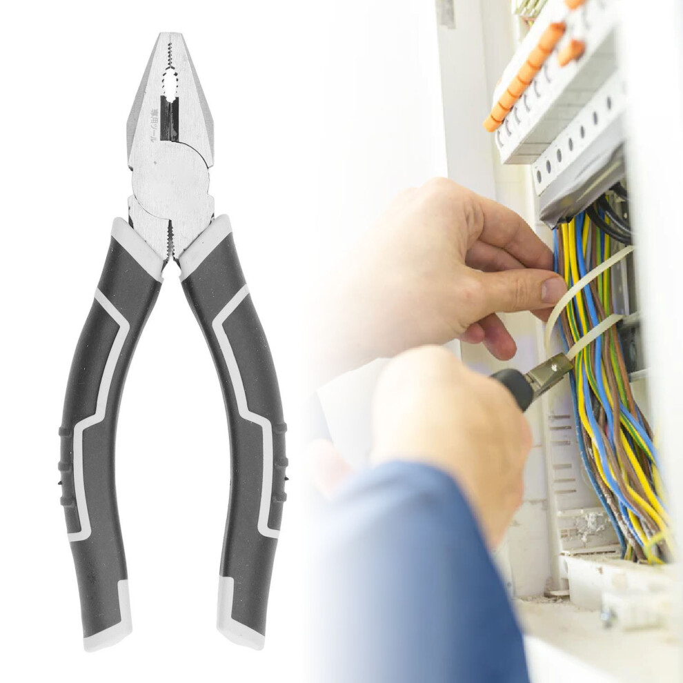 6 Inch Wire Pliers High Carbon Steel Jaw Alloy Steel Ergonomic Handle Wire Cutter Electrician Pliers Lineman Pliers 8371317891899