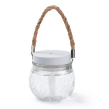 Glasluftfugter med varmt lys, 400 ml