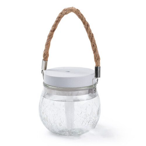 Glasluftfugter med varmt lys, 400 ml