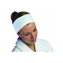 Hive Of Beauty Salon Essentials Fixing Toweling Headband - White