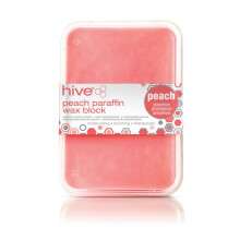 Hive Of Beauty Peach Waxing Paraffinbehandlung mit niedrigem Schmelzpunkt, Wärmetherapie-Behandlung, 450 g Block
