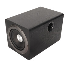 6.5 Inch Powered Subwoofer HiFi 100W High Power Deep Bass Turbocharged Subwoofer Black