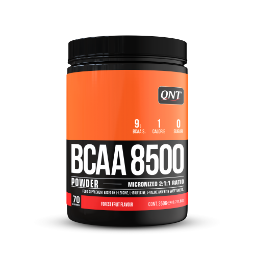 QNT BCAA 8500 Instant Powder για Ενέργεια και Ανάκτηση πριν και μετά την προπόνηση - 350g Φρούτα