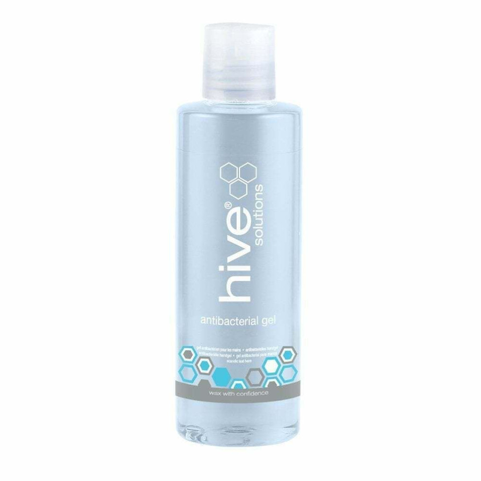Hive Of Beauty Salon Treatments Antibacterial Hand Gel - Fast Absorbing - 200ml