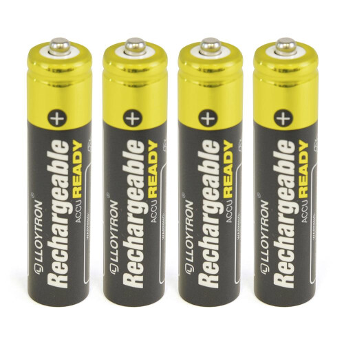 NiMH Rechargeable AccuReady 550mAh 4 Pack Battery
