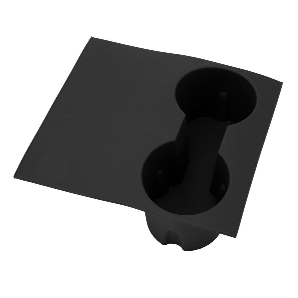 Center Console Cup Holder Silicone Material Scratch Resistant Replacement For Tesla Model 3 Model Y Black 9301317895633