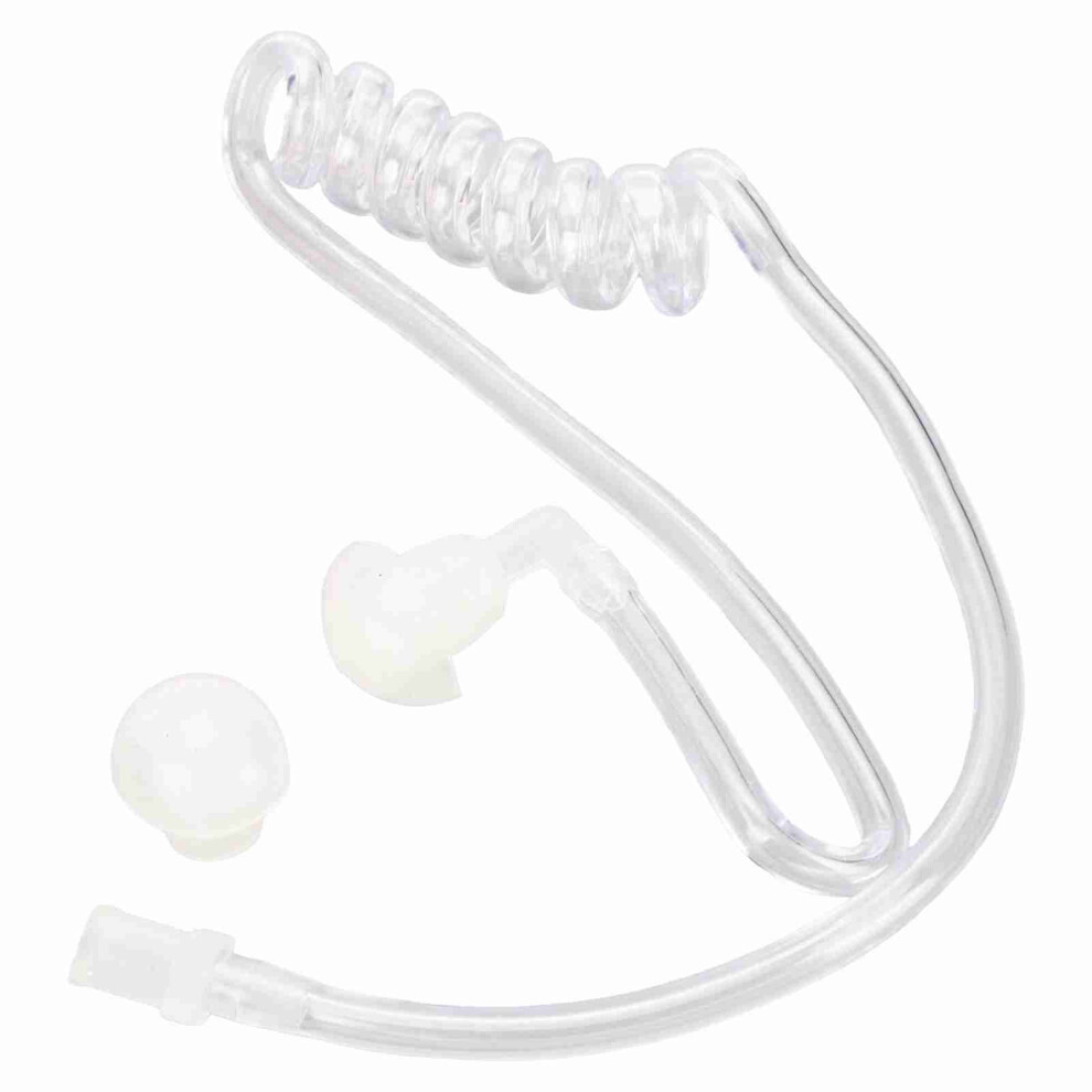 Acoustic Tube Earpiece Coil Tube Ergonomic Replacement Clear Acoustic Tube With Earbuds Earbuds Pink 4281317895923
