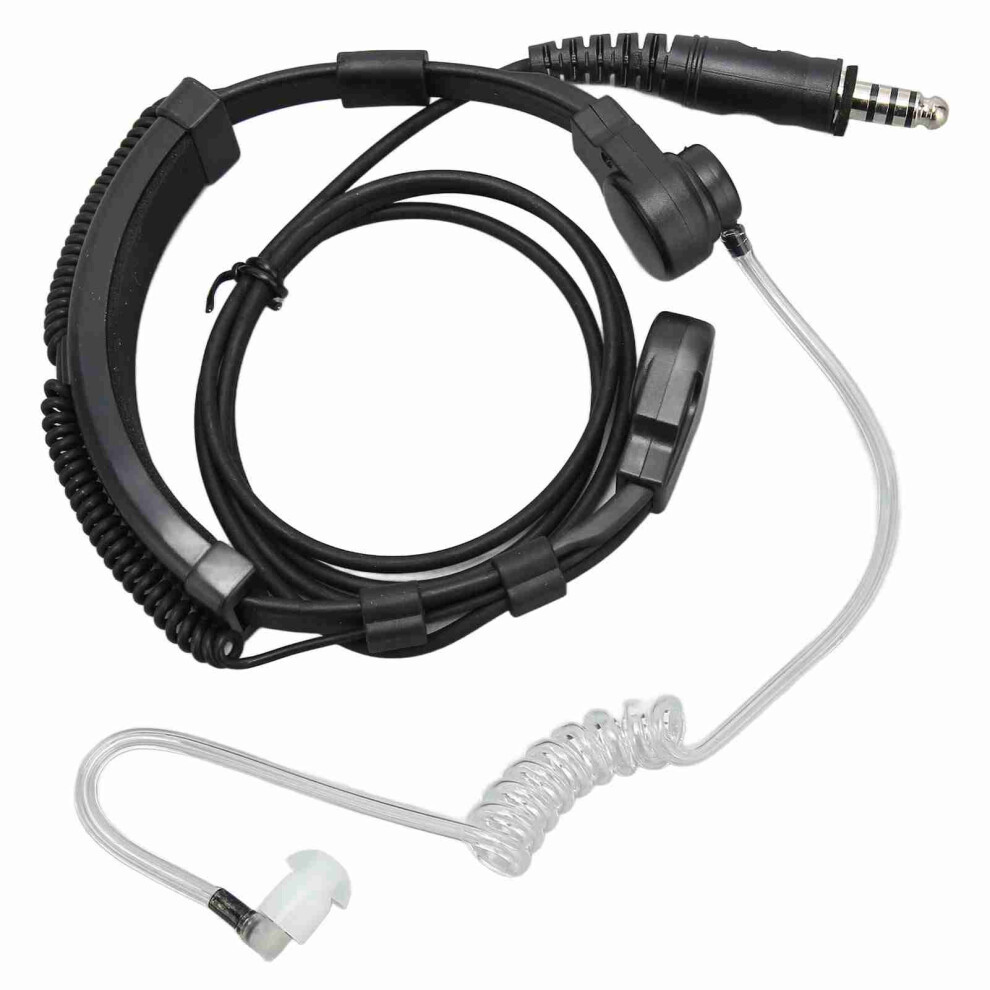 Throat Microphone Earpiece Transparent Acoustic Tube Walkie Talkie Earpiece Headset With U94 Ptt For Motorola T5000 6911317895897