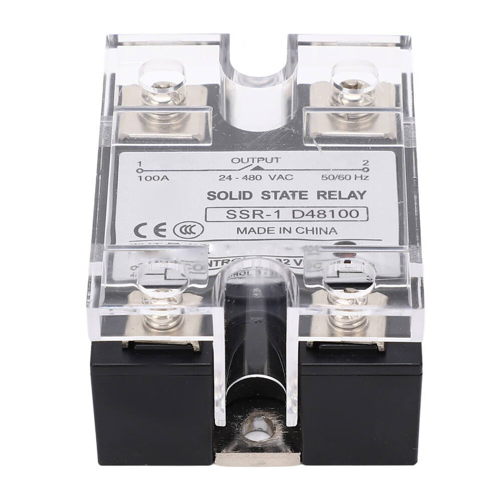 Dc To Ac Solid State Relay 100A Anti Electromagnetic Interference Ssr Module For Street Lighting 24Â480Vac 8231317896549