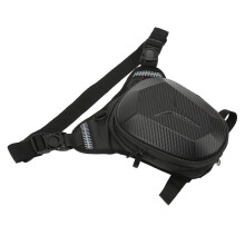 Wasserabweisende Drop-Leg-Tasche für Outdoor-Wandern & Motorrad, Carbon-Faser-Optik