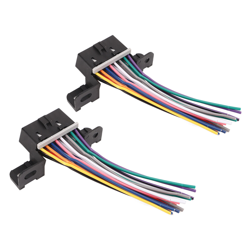 2Pcs Diagnostic Obd2 16 Pin Female Connector Harness Car 16 Pin Female Plug Universally Fit For Most Obd2 Connector 4341317897393