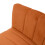 Living And Home (Orange) Upholstered Swivel Accent Armchair 5