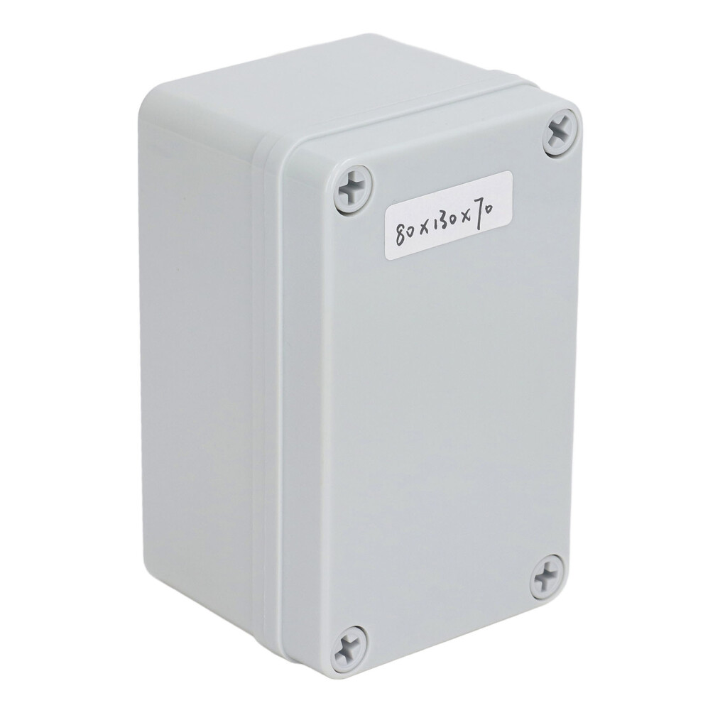 Gray Electrical Junction Box With Mounting Plate Ip67 Waterproof Impact Resistance Practical Electric Project Case 7891317897994