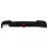 For BMW 3 Series E92 E93 M Sport Rear Valance Diffuser Splitter W/ LED 4