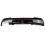 For BMW 3 Series E92 E93 M Sport Rear Valance Diffuser Splitter W/ LED 5