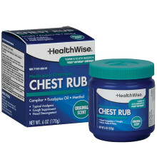 HealthWise Medicated Chest Rub | Cough suppressant | Relieves Nasal