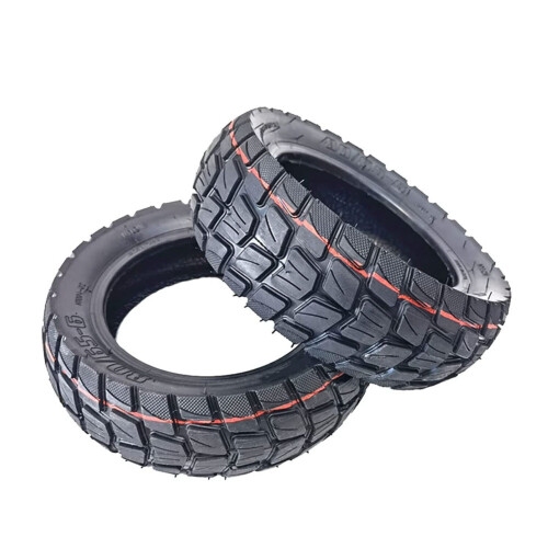 Pneu para scooter elétrica sem câmara de 10 polegadas, pneus de borracha, pneu off-road