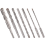 Jeu de 7 forets pour marteau perforateur SDS Plus (4 cannelures) 4