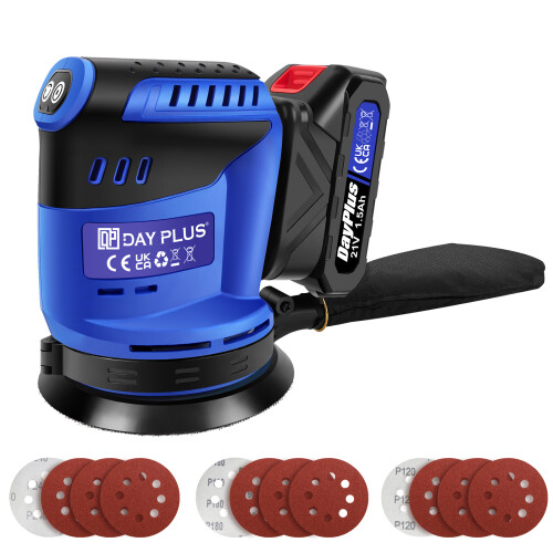 21V Cordless Random Orbital Sander,5