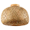 Lampada da soffitto a filo in vimini di bambù e rattan, 30 x 18 cm 3