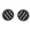 Left Right Side Dashboard A/C Air Vent Outlet Grille 2