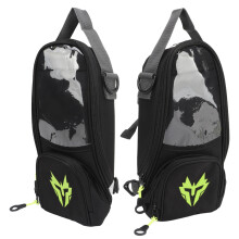 Motorcycle Magnetic Tank Bag Oxford Fabric High Strength 4.5L Large Capacity Navigation Package for Motorcycles Fluorescent Yellow