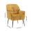 Living And Home (Yellow) Modern Chenille Upholstered Leisure Chair 7