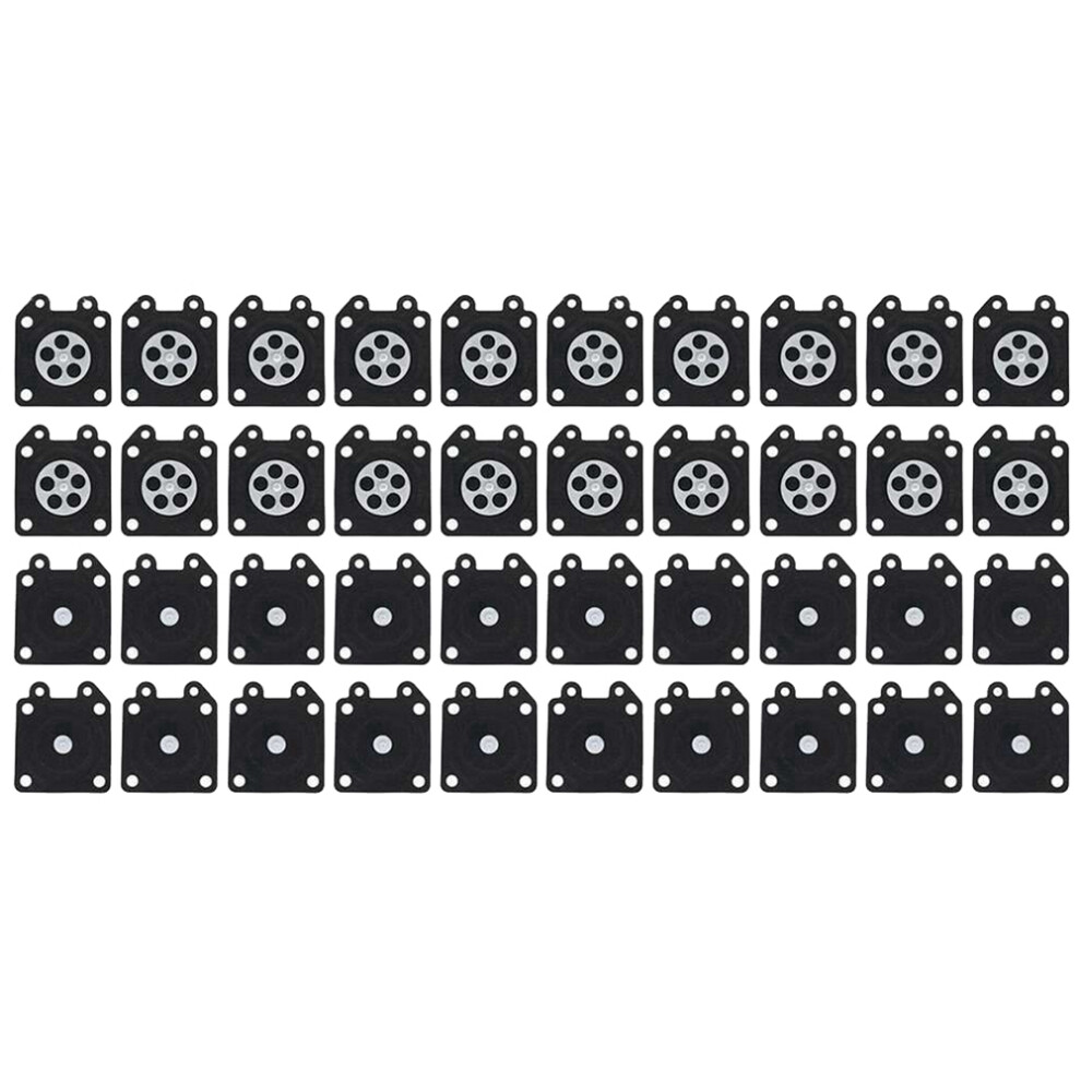 40Pcs Carburetor Diaphragm For 95-526 500 3800 4500 5200 5800 Black 4852820949597