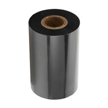 Thermal Transfer Ribbon 3 Layer Wear Resistant Anti Static Portable Printer Ribbon Black 100mm X 300m