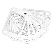 10 Stück Edelstahl-Turbolader-Einlassdichtung für T25 GT28 T28 Modelle