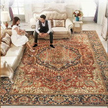 (200 x 290cm (6ft 7" x 9ft 6"), Majestic) Traditional Non Slip Rugs Extra Large Area Rug Living Room Bedroom Carpets