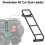 Mini escada reta de metal para -4 D90 D110 1/10 RC 8