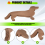 Prato de jantar de 15,7 polegadas para dachshund — tábua de queijos de Natal 11