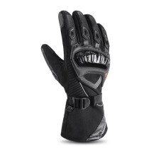 Motorrad-Touchscreen-Handschuhe mit Hartknüchel, wasserdicht, stoßfest, schwarz, Größe L