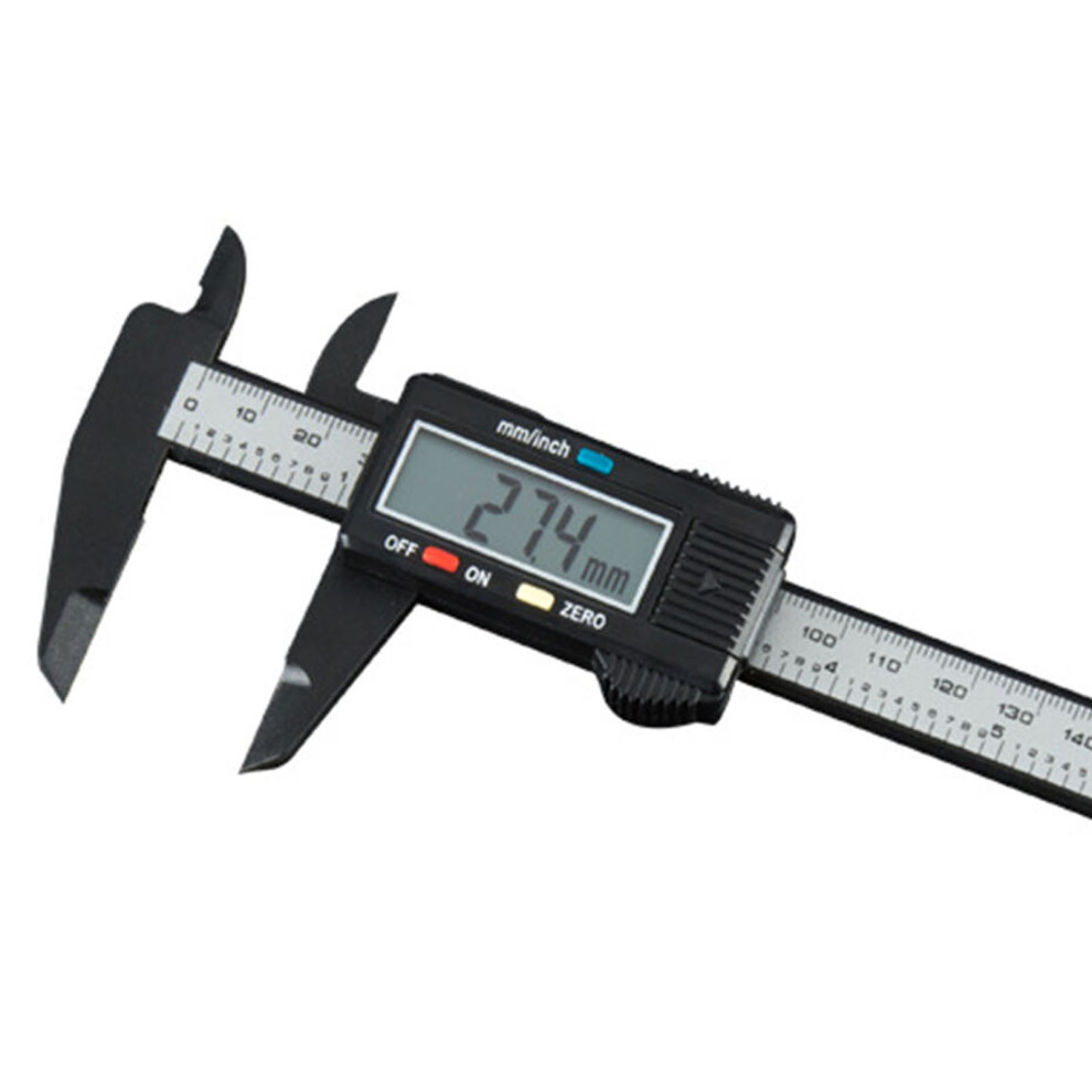 Electronic Digital Caliper Vernier Metric Imperial Unit Conversion Measuring Tool 0Â150Mm Black 5021317907061