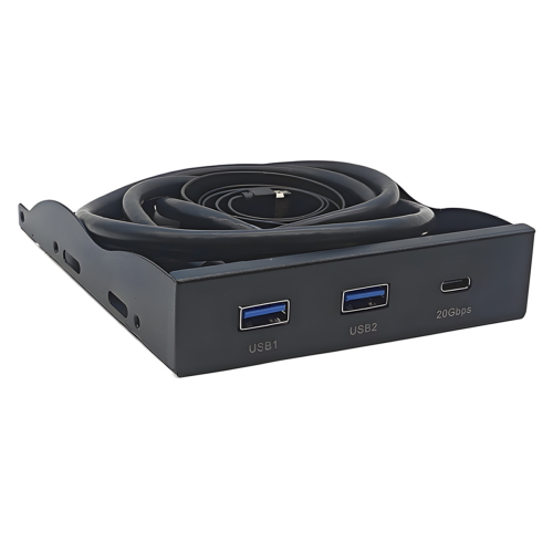 3,5-tommers desktop-floppydrev-frontpanel med 2 USB 3.0 Type-A