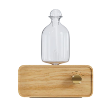 Difusores nebulizantes de aceites esenciales, de madera y vidrio, difusor de aroma frío