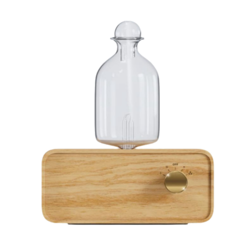 Nebuliserende diffusers voor essentiële oliën - van hout en glas - koude aromadiffuser