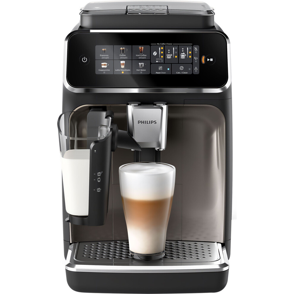 Philips Series 3300 Ep3347/90 Bean To Cup Coffee Machine - Black / Chrome Black,Brown