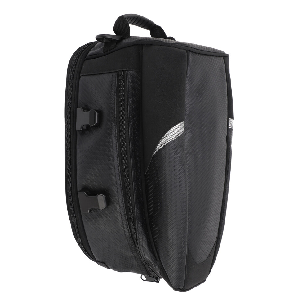 Motorcycle Tail Bag Waterproof Luggage Storage Expandable Backpack Rear Seat Saddle Bag 14.5Â18.5L Capacity 9361317912471